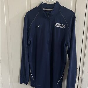 Nike Dark Blue Quarter-Zip Top
